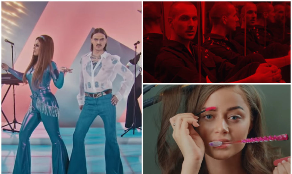 Kadrai iš 2020 metų „Eurovizijos“ dalyvių dainų vaizdo klipų
