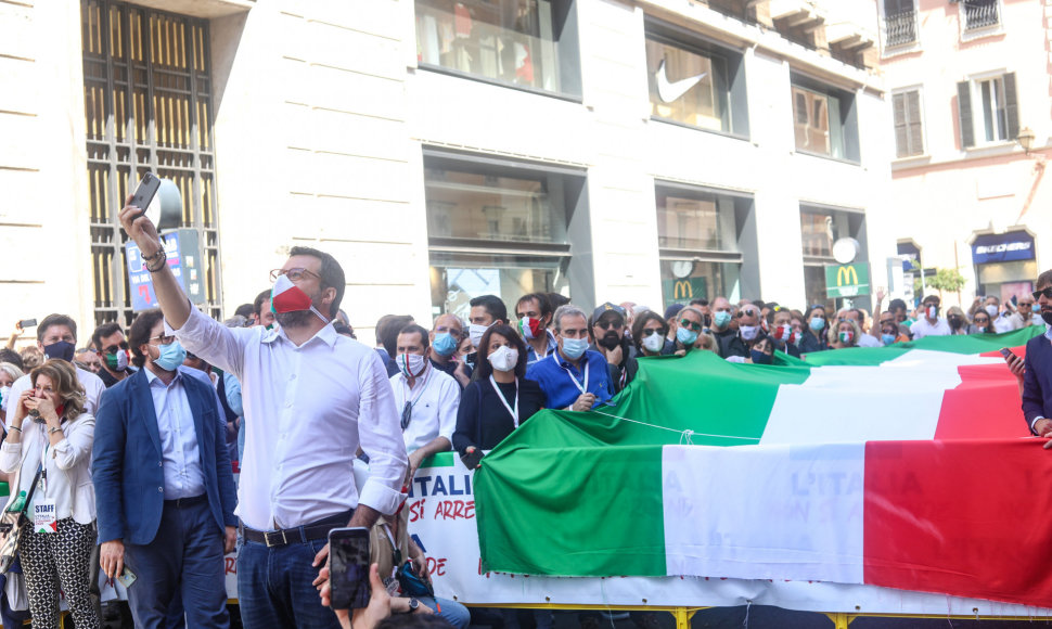 Protesto demonstracija Romoje