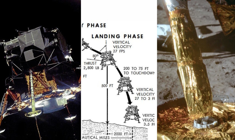 „Erelio“ nusileidimas ant Mėnulio