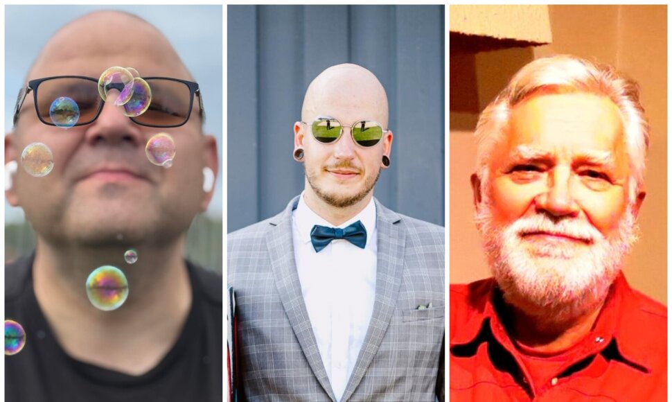 Robertas, Mantas ir Eugenijus, kurie nėra giminės, bet jų pavardė - Šaltis