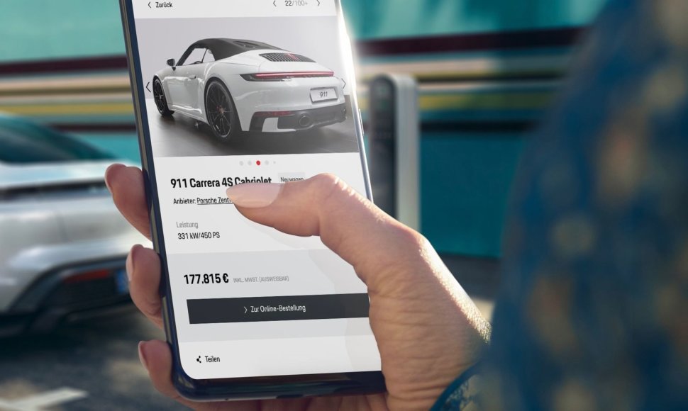 Porsche internetinė prekyba