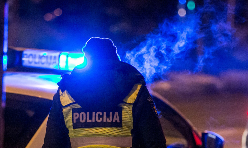 Naktinis Vilniaus kelių policijos reidas