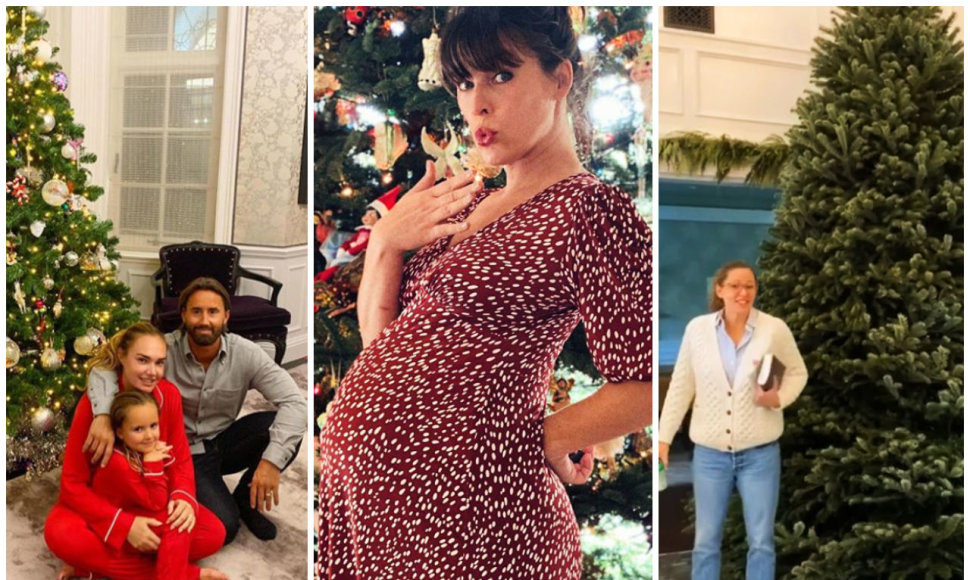 Tamaros Ecclestone, Millos Jovovich ir Jennifer Garner kalėdinės eglutės