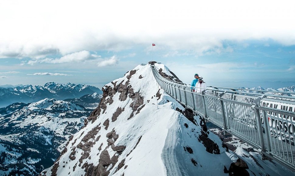 „Peak Walk“ Šveicarijoje