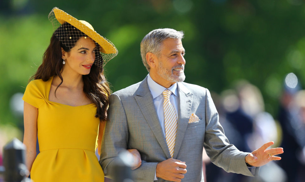 Amal Clooney ir George'as Clooney