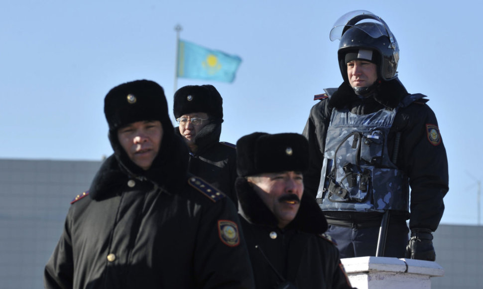 Kazachstano policininkai