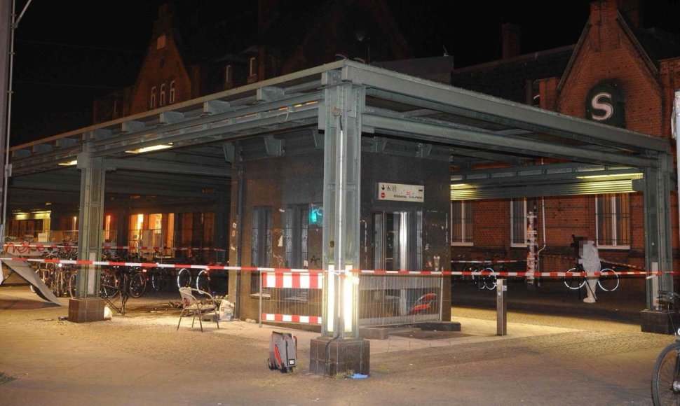 Incidentas įvyko Šėneveidės stotyje Berlyno priemiestyje