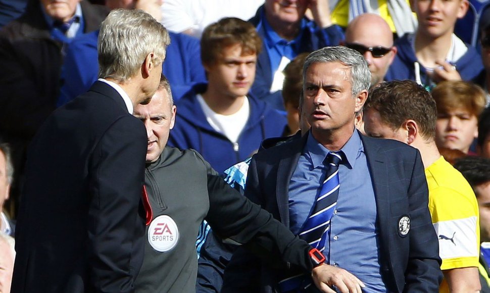 Arsene'as Wengeras ir Jose Mourinho