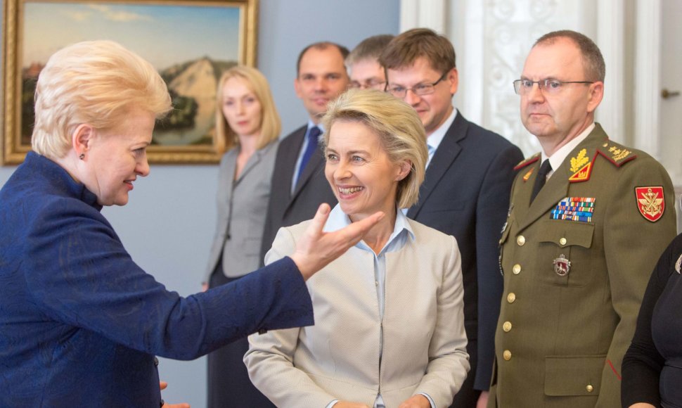 Dalia Grybauskaitė ir Ursula von der Leyen 
