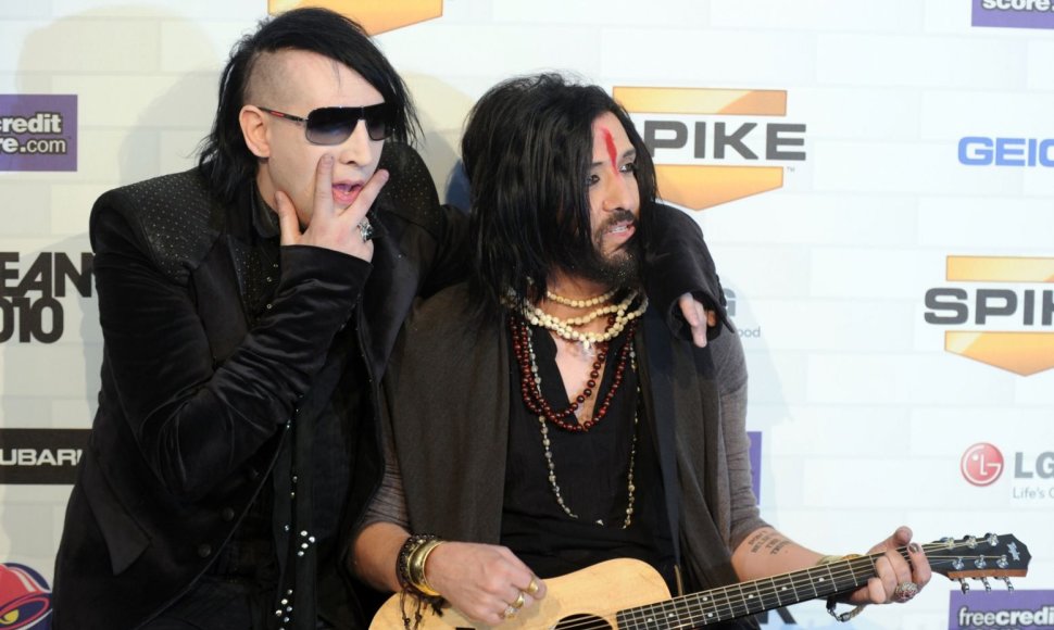 Marilyn Mansonas ir Twiggy Ramirezas