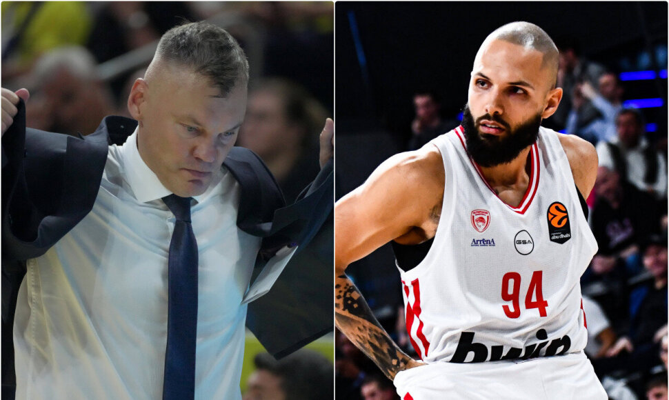 Šarūnas Jasikevičius ir Evanas Fournier
