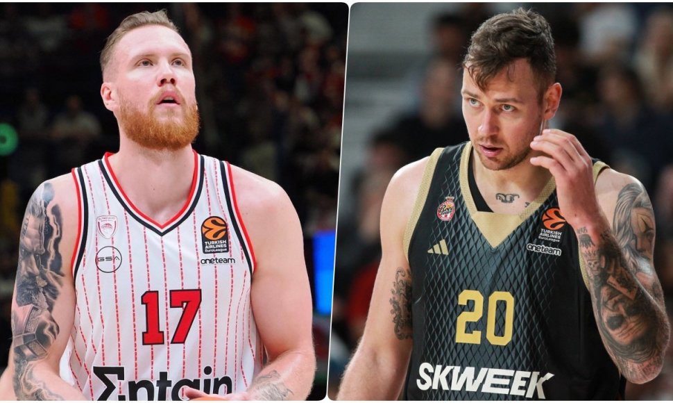 Ignas Brazdeikis ir Donatas Motiejūnas