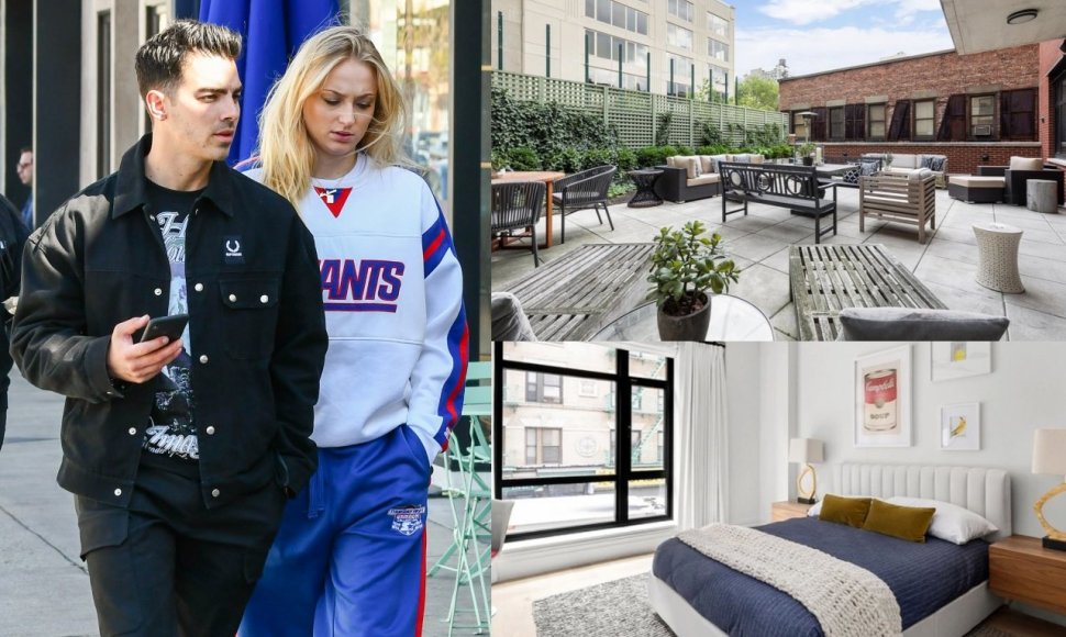 Sophie Turner ir Joe Jonas parduoda apartamentus Niujorke