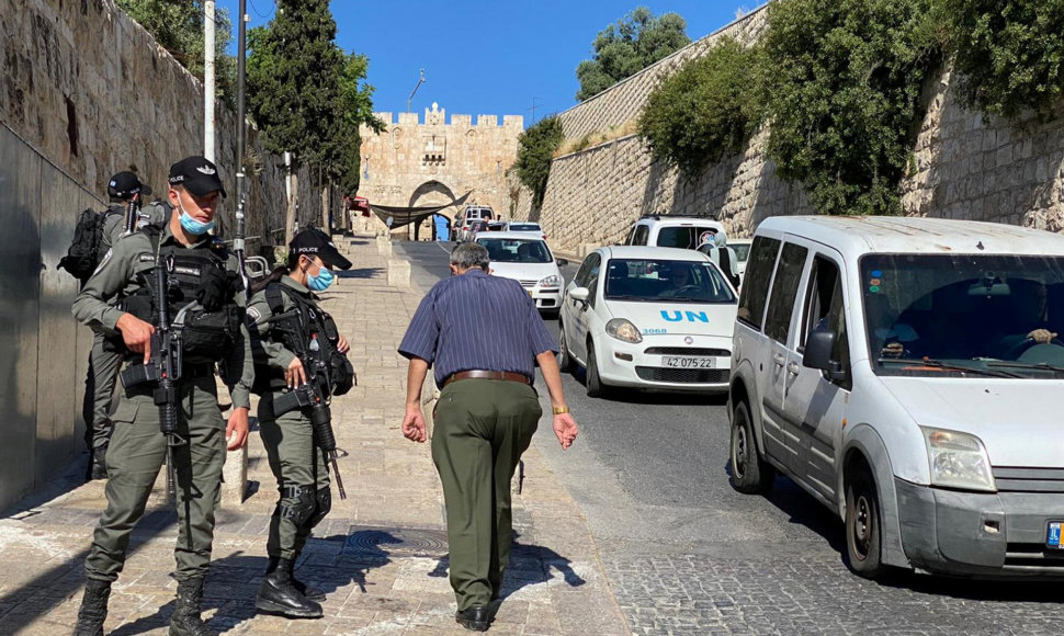 Izraelio policija incidento vietoje