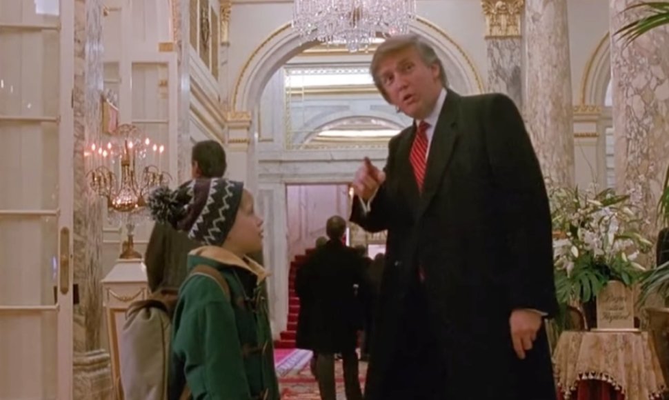 Donaldas Trumpas filme „Vienas namuose 2: pasiklydęs Niujorke“