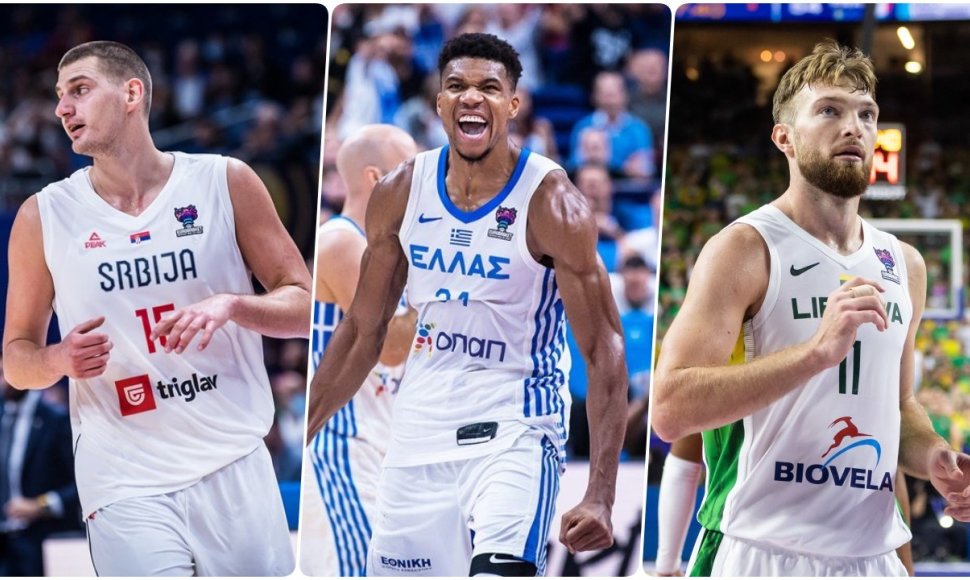 Nikola Jokičius, Giannis Antetokounmpo, Domantas Sabonis