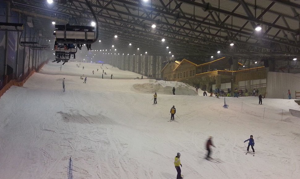 Naktinis slidinėjimas Druskininkų „Snow arenoje“  2013 m. gruodžio 01 d. 