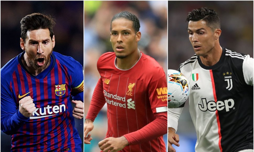 Lionelis Messi, Virgilas van Dijkas ir Cristiano Ronaldo 