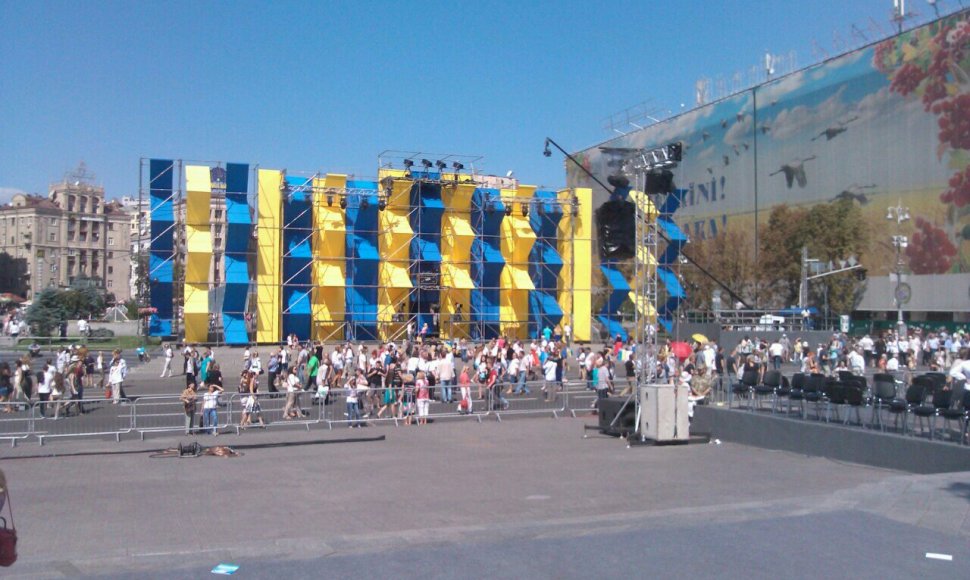 Kijevas. Ukraina švenčia nepriklausomybę, tačiau tikisi švęsti ir Pergalės dieną