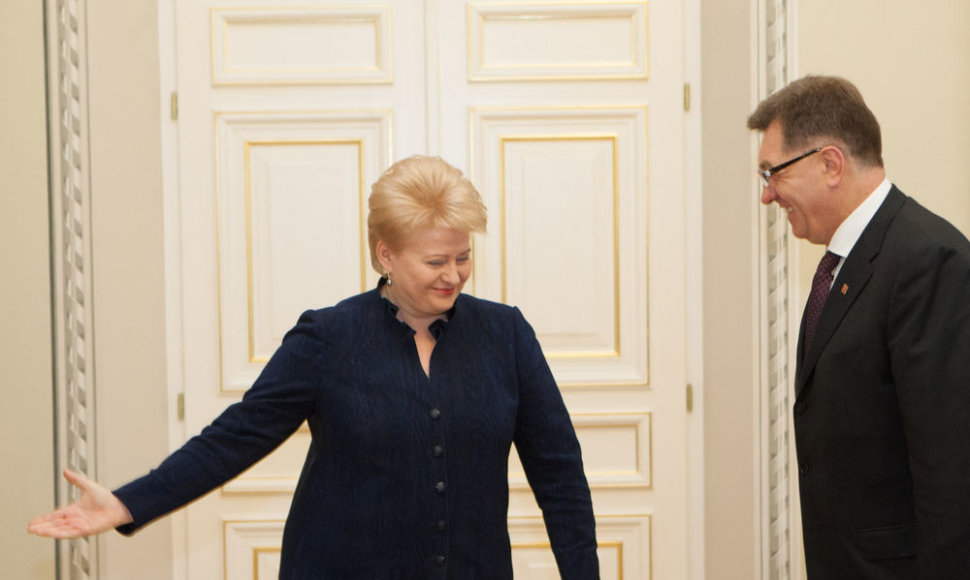 Dalia Grybauskaitė ir Algirdas Butkevičius