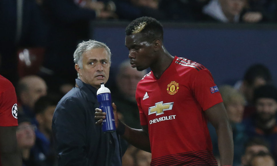 Jose Mourinho ir Paulis Pogba