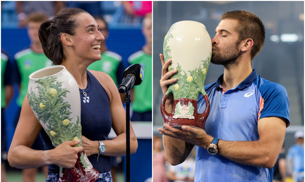 Caroline Garcia ir Borna Čoričius