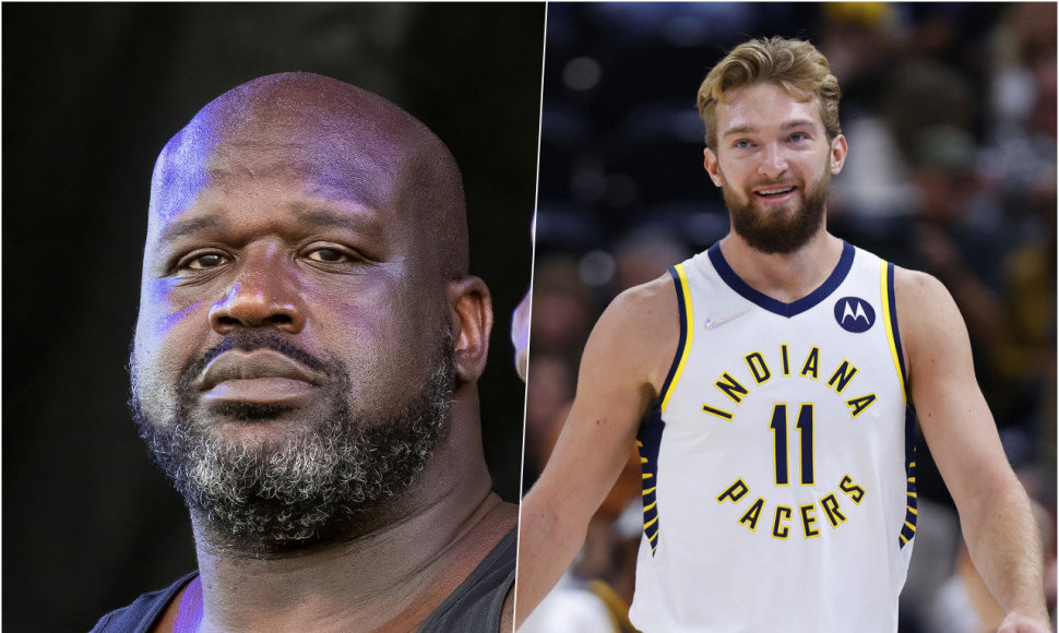 Shaquille'as O'Nealas ir Domantas Sabonis