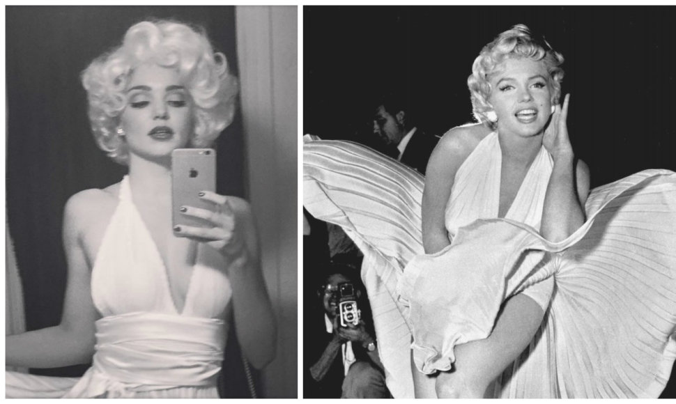Miranda Kerr ir Marilyn Monroe