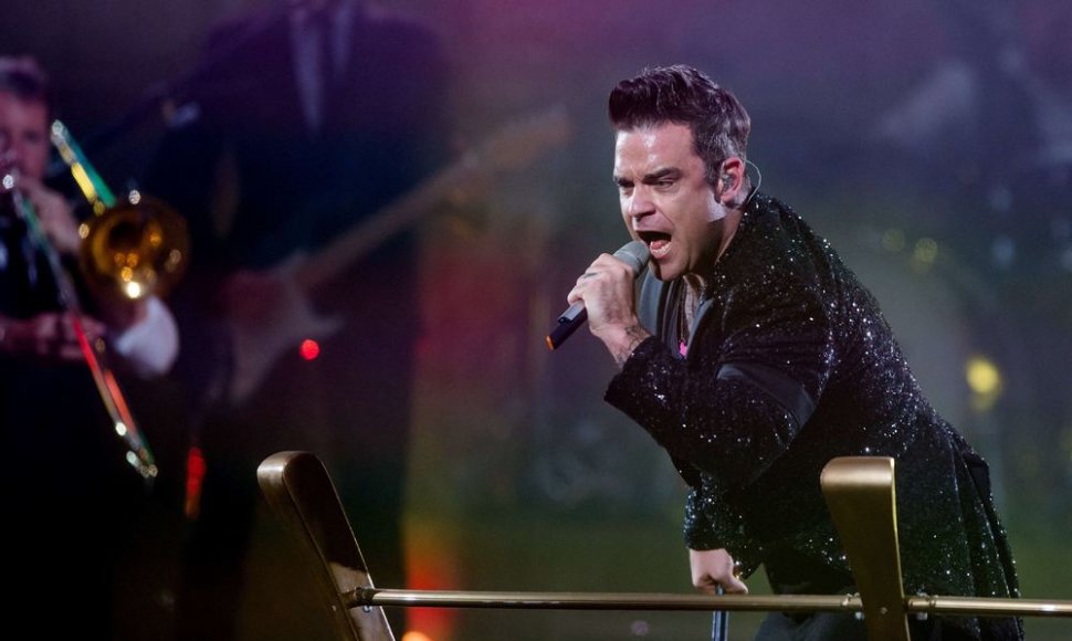  Robbie Williamso koncertinio turo akimirka