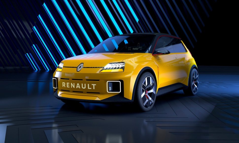 „Renault 5 Prototype“ papuoštas nauju logotipu