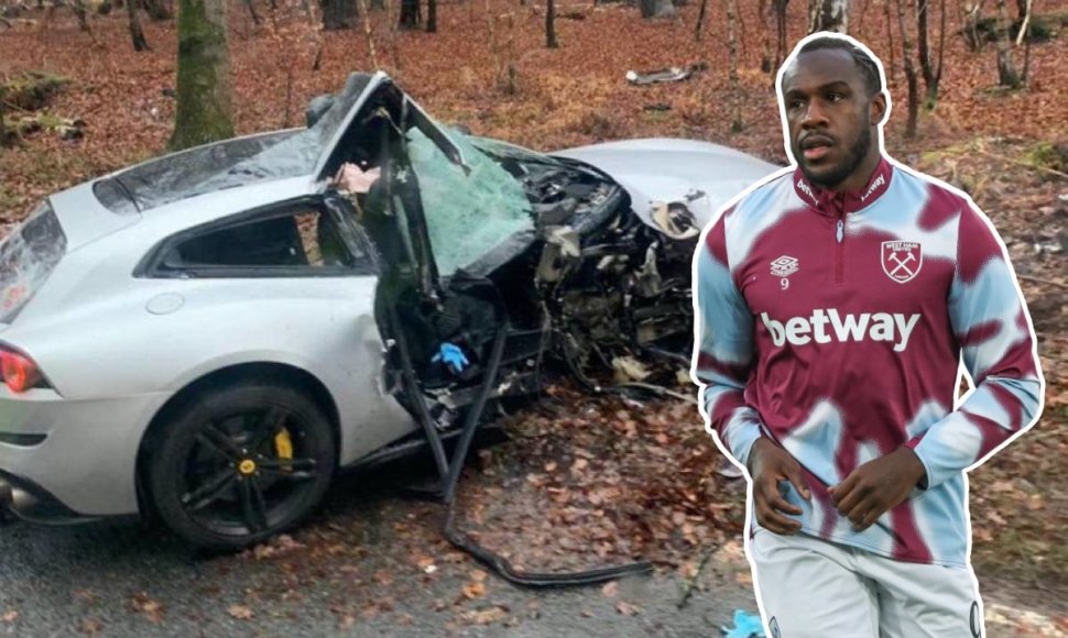 Michailas Antonio ir jo vairuotas „Ferrari“