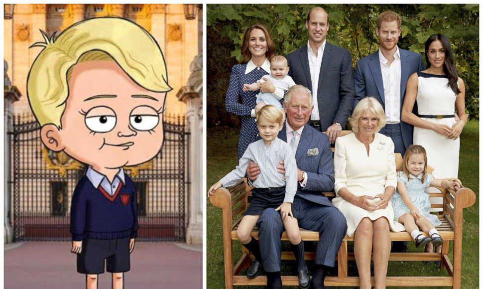 Apie britų karališkąją šeimą bus kuriamas animacinis serialas