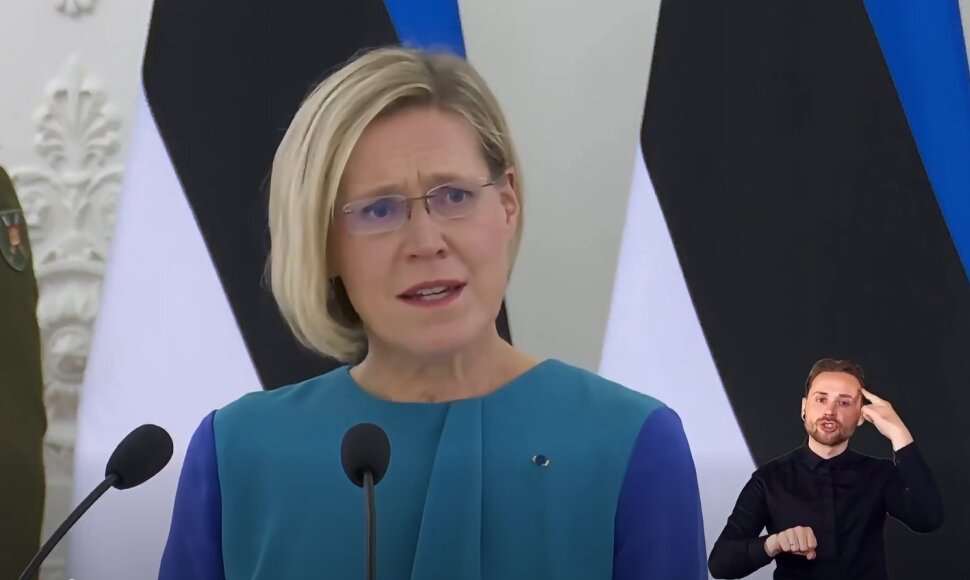 Estijos Prezidentė Ülle Madise