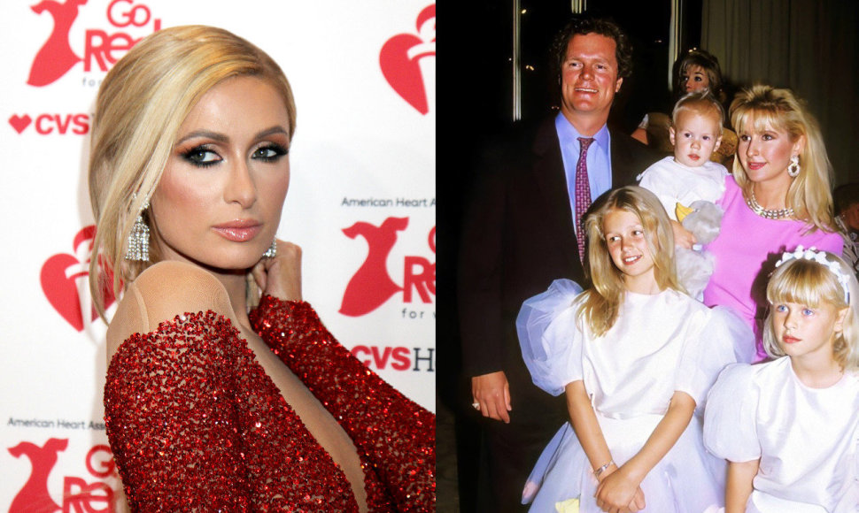 Paris Hilton su šeima