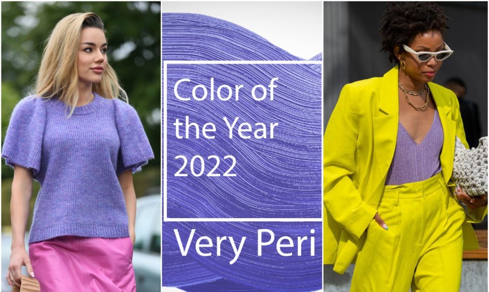„Pantone“ išrinkta 2022 m. spalva – melsvai violetinė („Very Peri“)