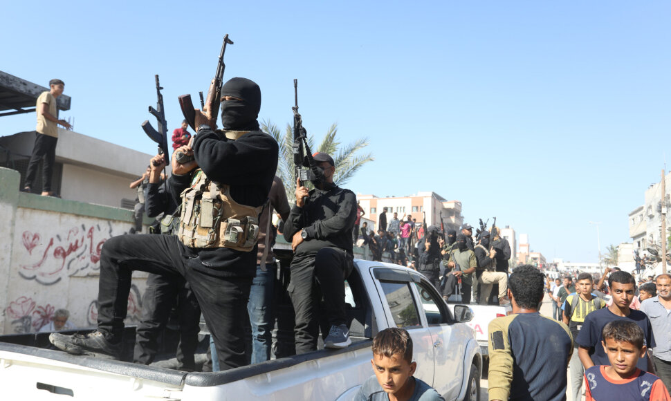 „Hamas“ kovotojai / Abed Rahim Khatib / dpa/picture-alliance