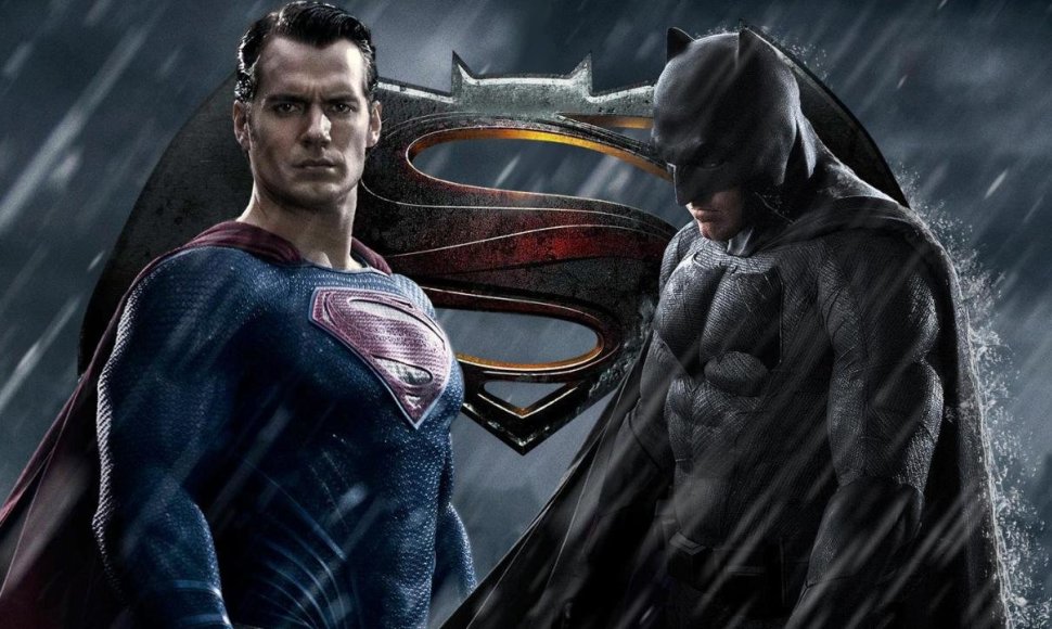 Henry Cavillas ir Benas Affleckas filme „Betmenas prieš Supermeną: teisingumo aušra“ 