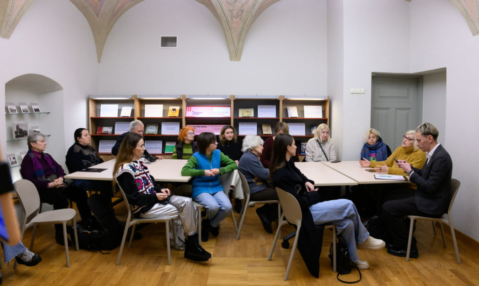 Susitikimas A.Mickevičiaus bibliotekoje 