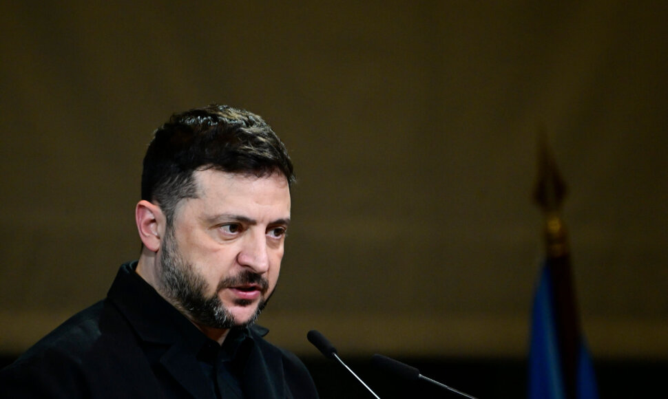 Volodymyras Zelenskis / TOBIAS SCHWARZ / AFP