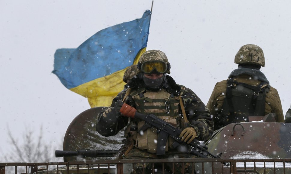 Ukrainos kariai netoli Debalcevės