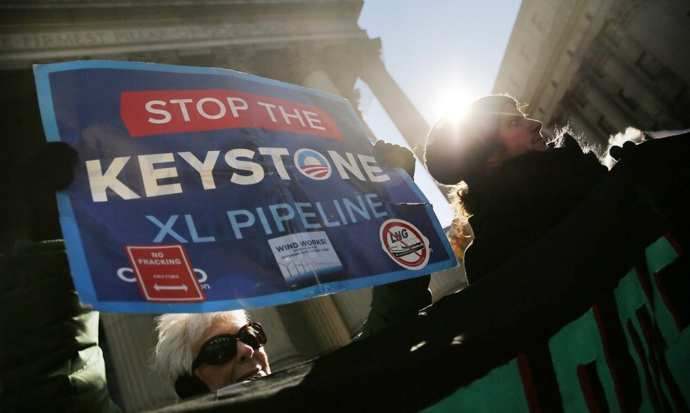 Protestas prieš naftotiekio „Keystone XL“ tiesimą
