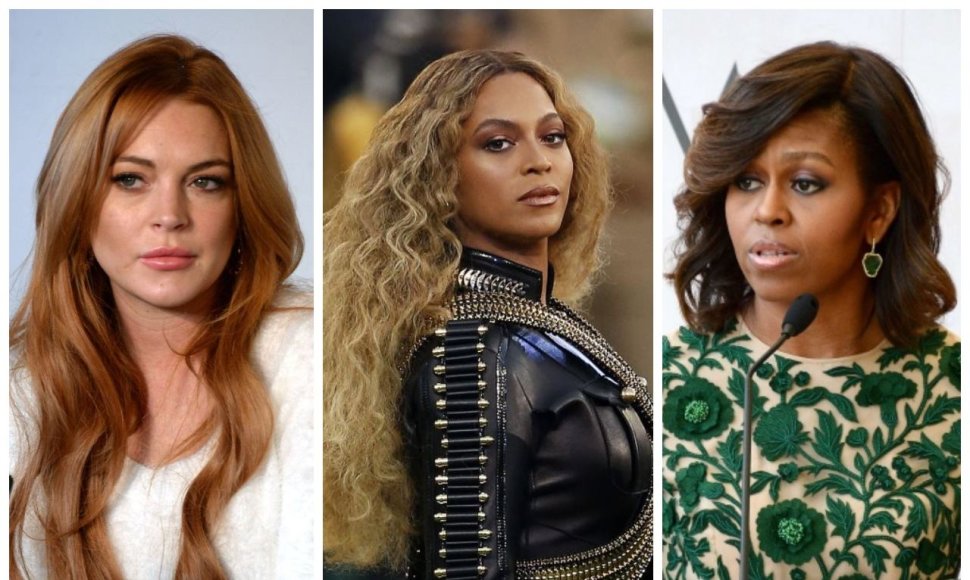 Lindsay Lohan, Beyonce, Michelle Obama
