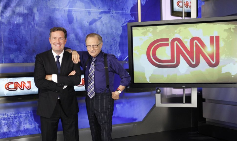 CNN legendos: 2010 m. pasitraukęs Larry Kingas ir Piersas Morganas