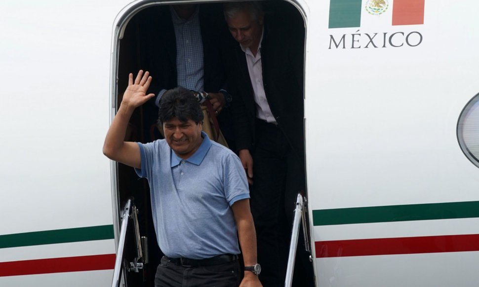 Evo Moralesas Meksikoje