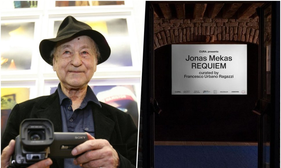 Jonas Mekas ir jo filmo pristatymas Venecijos meno bienalėje