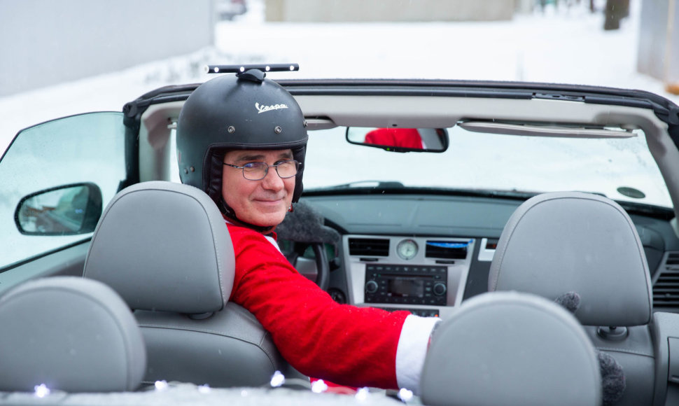 Kalėdinis pasivažinėjimas Alytuje su kabrioletu Chrysler Sebring