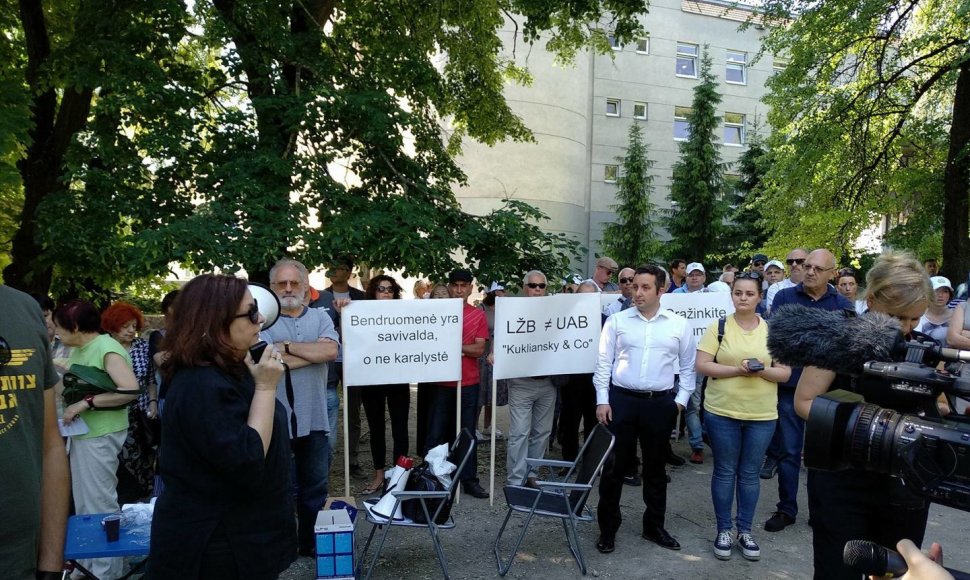 Vilniaus žydų bendruomenės protestas prieš F.Kukliansky