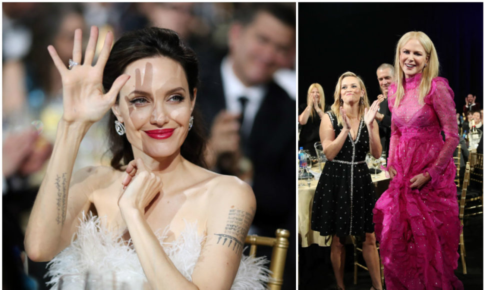 Angelina Jolie, Reese Witherspoon ir Nicole Kidman