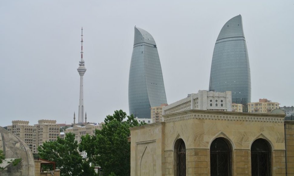 Pasivaikščiojimas po Azerbaidžano sostinę Baku