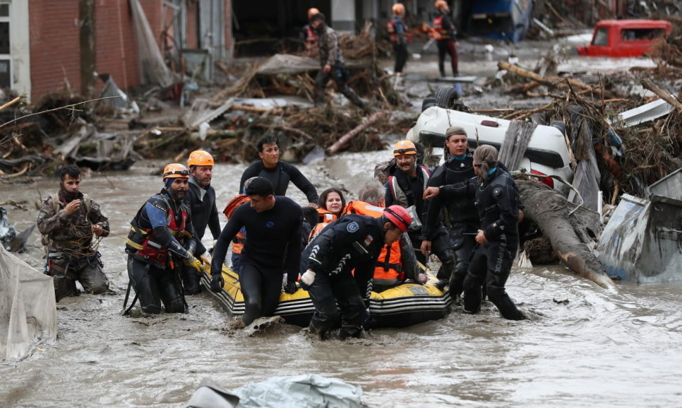 Potvyniai Turkijoje
